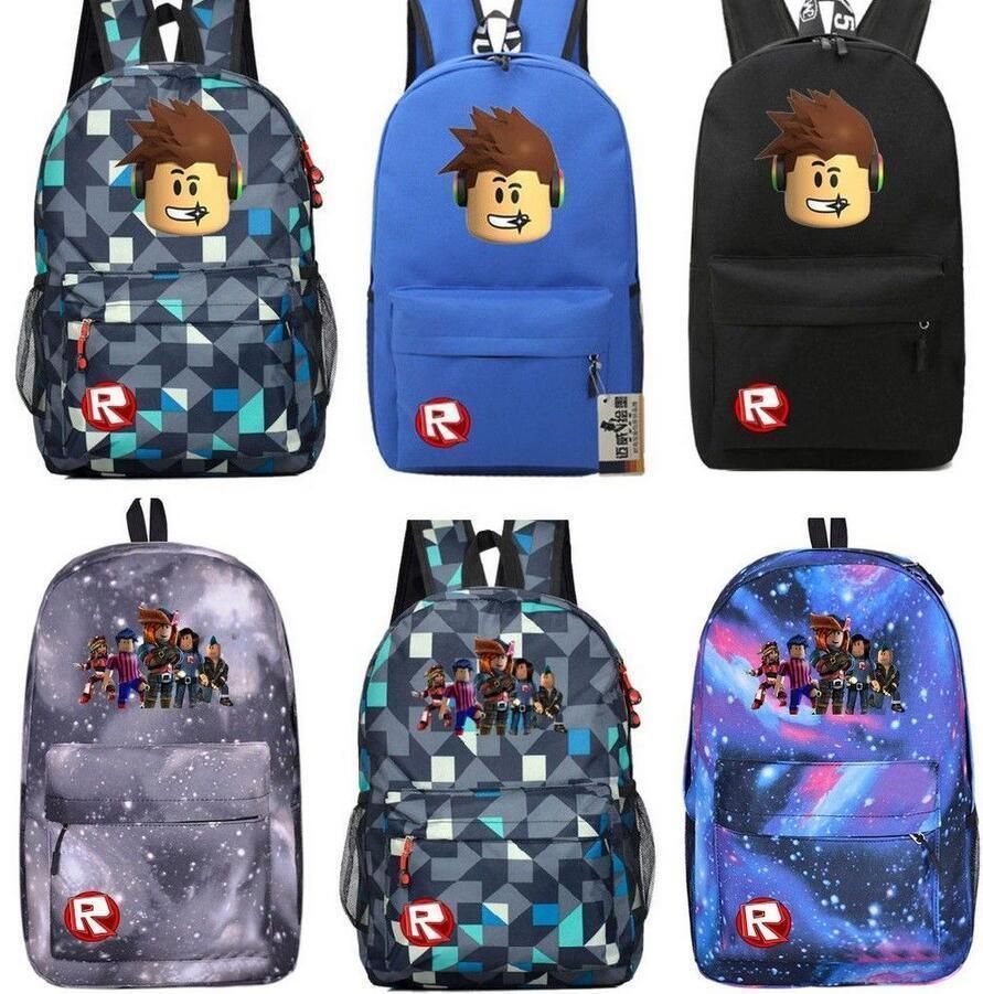 treillis Sac à dos pour enfants Roblox sac à dos étudiant cadeau de fans de jeu Roblox sac à dos pour ordinateur portable sac à dos pour garçons filles adolescents Gloo Sacs d/'école