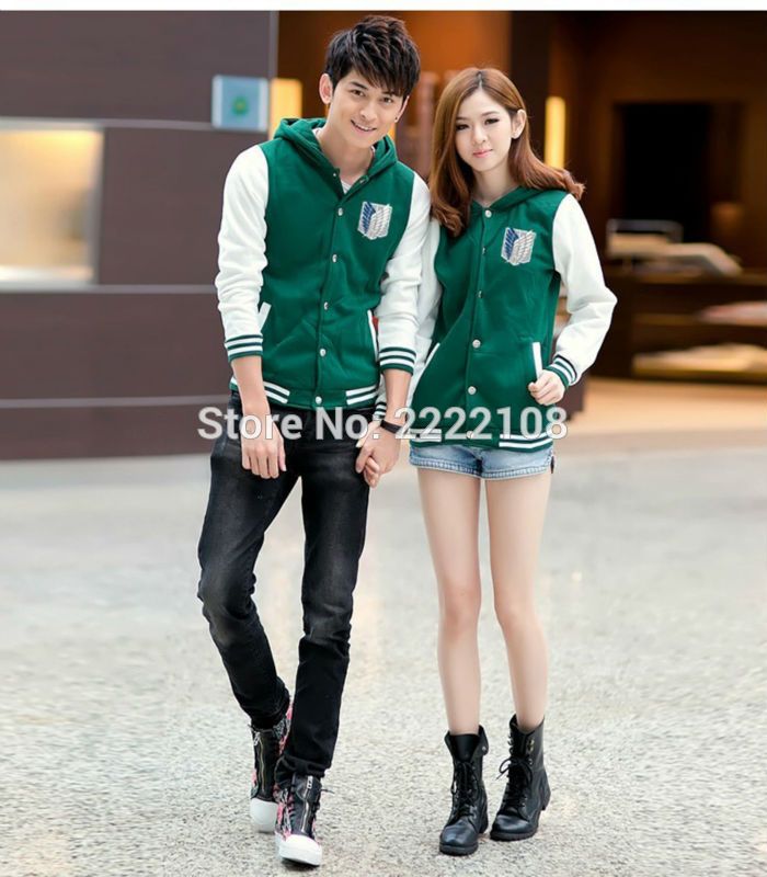 motivo melodía Anémona de mar Barato Cosplay Disfraces de anime Shingeki No Kyojin Attack On Titan chaqueta Terciopelo rayado casual sudaderas motivo melodía Anémona de mar Barato Cosplay Disfraces de anime Shingeki No Kyojin Attack On Titan chaqueta Terciopelo rayado casual sudaderas