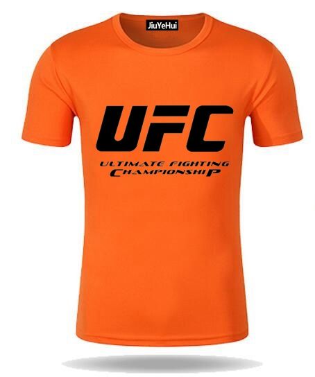 MMA Camisetas para hombre Theme Ropa de moda Fighting Club Patrón Manga corta Camiseta de hombre Camiseta de hombre Camiseta algodón Tops
