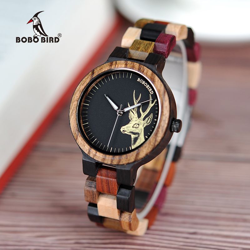 Acquistare BOBO BIRD Orologi Da Donna In Legno Colorato Movimento Al Quarzo  Da Uomo Orologio Da Polso Signore Con Fascia Multicolore Relogio Feminino  Economico | Consegna Veloce E Qualità | It.Dhgate