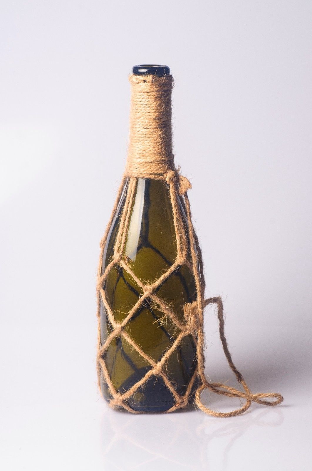 Handmade Decoration Hang Brown Glass Bottle Vase Mug Jar Jug With