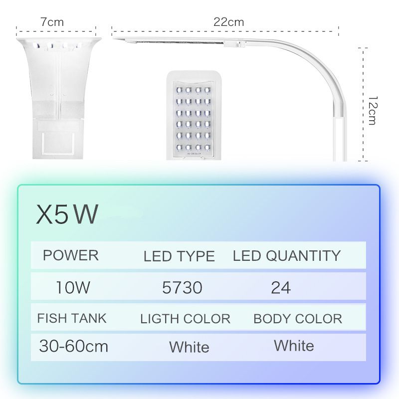 Światło białe X5W.
