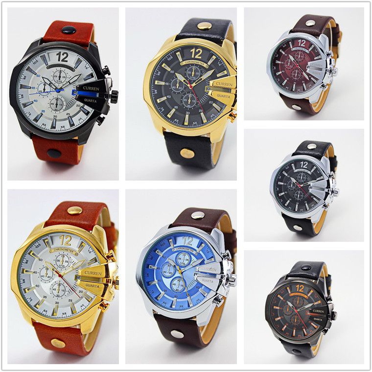 CURREN Luxury Quartz Watches Men's Sports Quartz-Watch Military Male Clock watches Fashion Casual Wristwatch 81 76