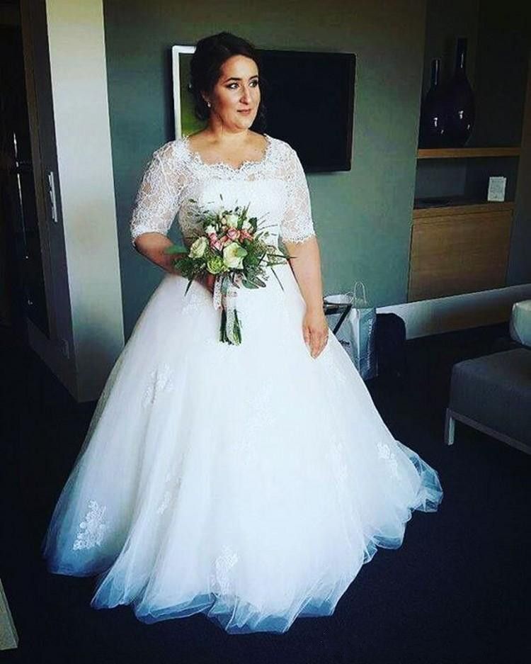 half white dress to a wedding