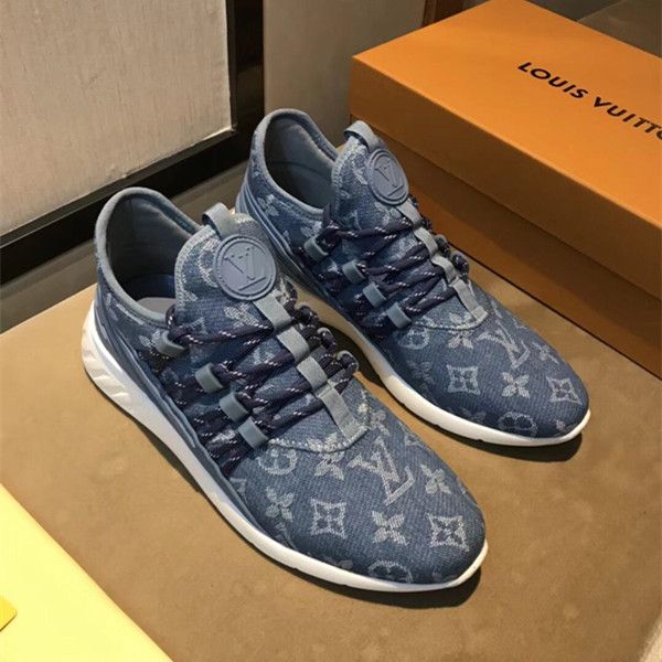 Fastlane Sneaker Monogram Denim Designer Shoes Technical Sock Like Upper  Hugs The Foot Shoe Deep V Pattern Outsole Trainer From Supplierofshoes,  $72.54