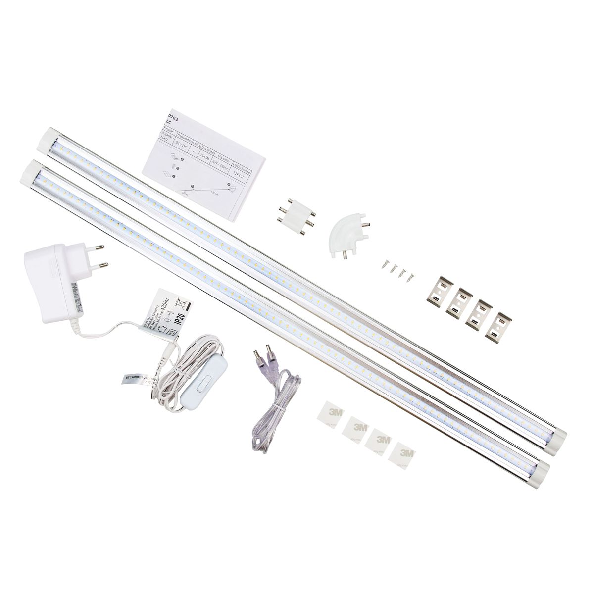 Dc 12v 6w Led Under Cabinet Lighting Kit Led Kitchen Cabinet