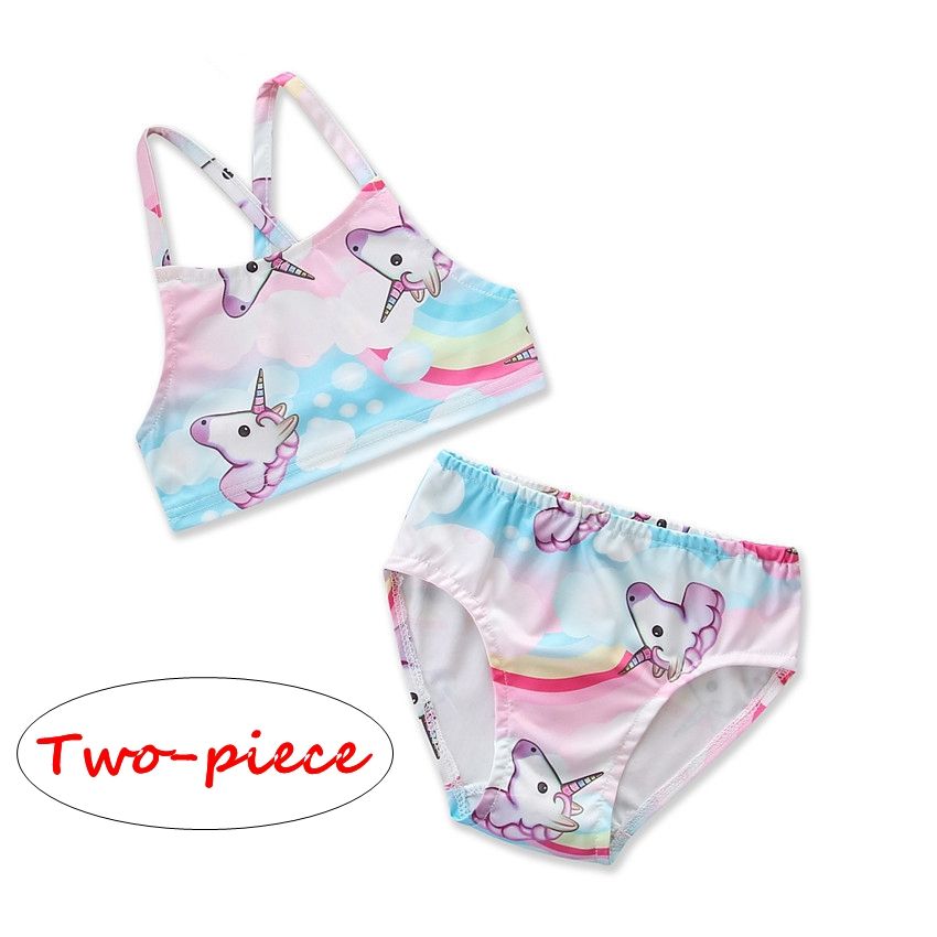 unicorn 2 piece swimsuit