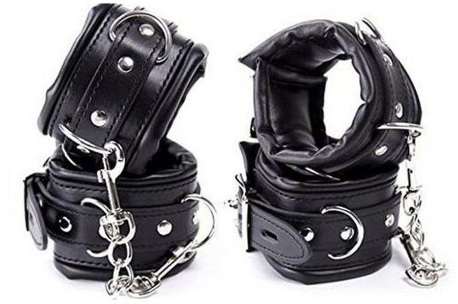 Ankle Cuff Wrist Cuffs black