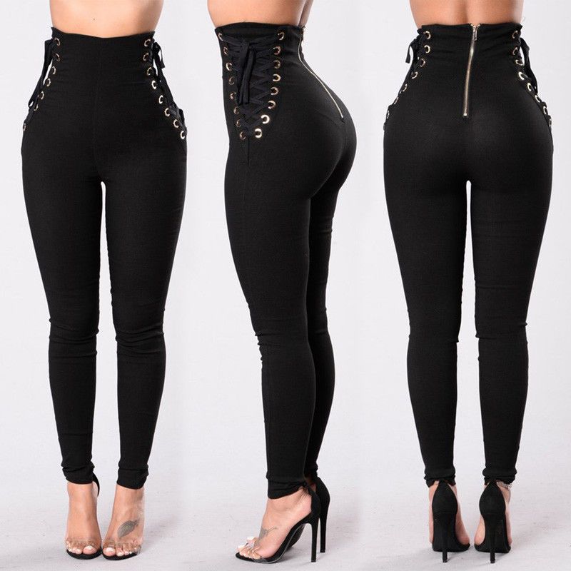 Heading Sobbing Pew Femmes Pantalons Fitness Stretch Taille Haute Slim Casual Pantalon À Lacets Bandage Pantalons Femme Vêtements Femme Apparel Du 11,81 € | DHgate Heading Sobbing Pew Femmes Pantalons Fitness Stretch Taille Haute Slim Casual Pantalon À Lacets Bandage Pantalons Femme Vêtements Femme Apparel Du 11,81 € | DHgate
