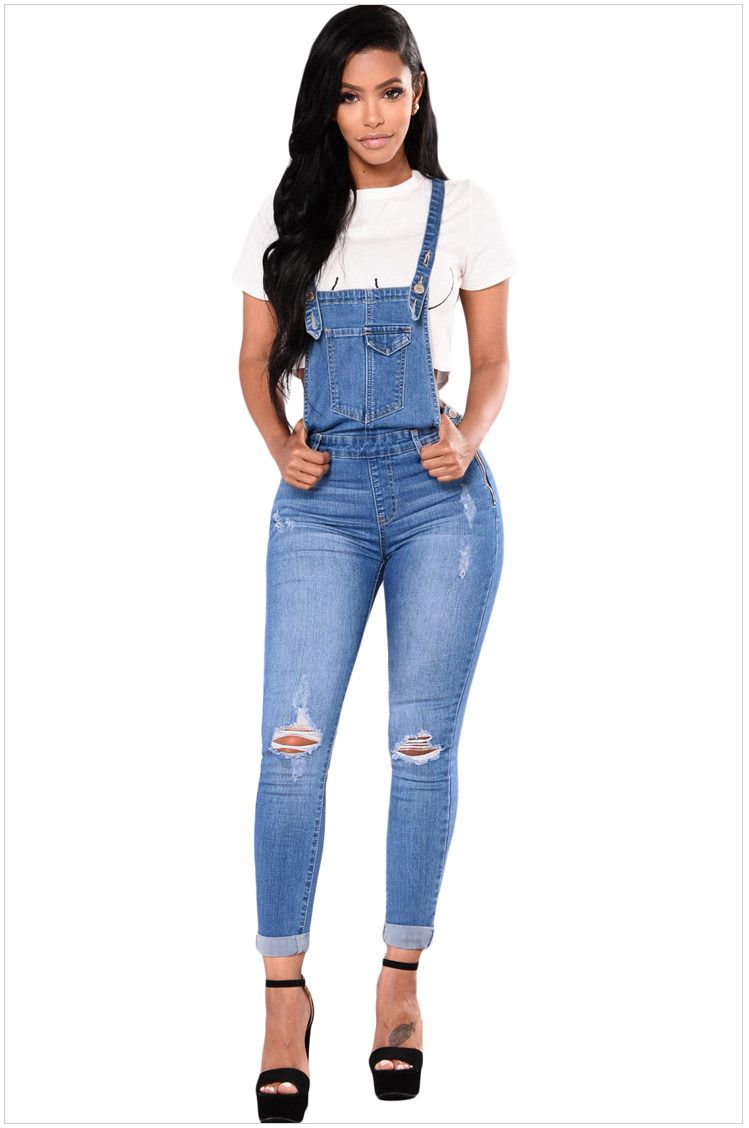 high waisted jeans with suspenders