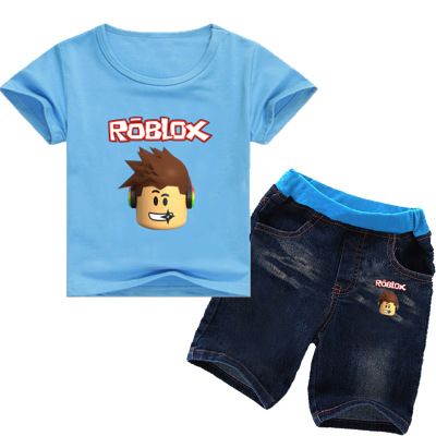 2020 2 8years 2018 Kids Girls Clothes Set Roblox Costume Toddler Girls Summer Clothing Set Boy Summer Set Tshirt Jeans Shorts From Fang02 12 87 Dhgate Com - roblox anime girl outfit