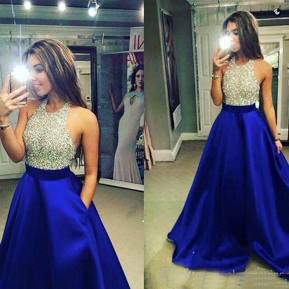 halter top formal gowns
