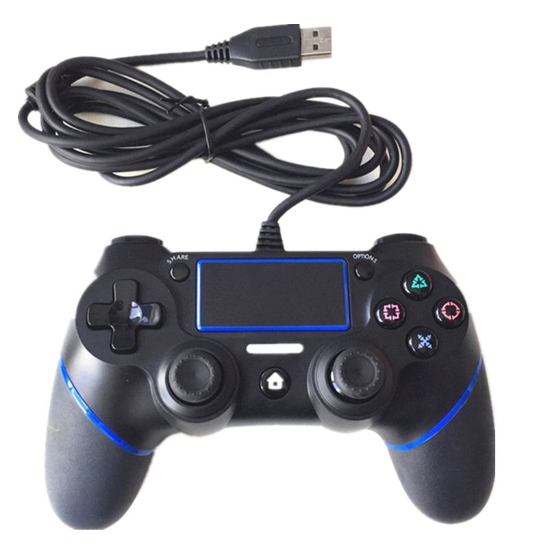 satin al yeni usb gamepadler playstation 4 konsolu icin ps4 denetleyicisi icin kablolu oyun kolu gamepadleri coklu titresim tl204 1 tr dhgate com