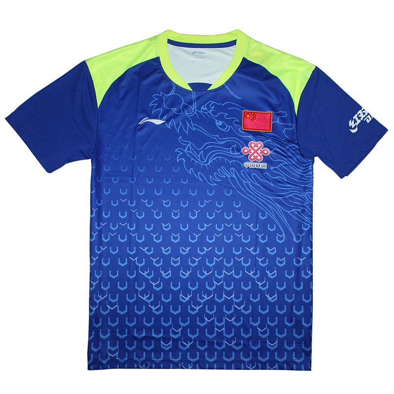 Li-Ning China Table Tennis Shirt MA Jerseys camiseta, Ping Pong Team Ropa