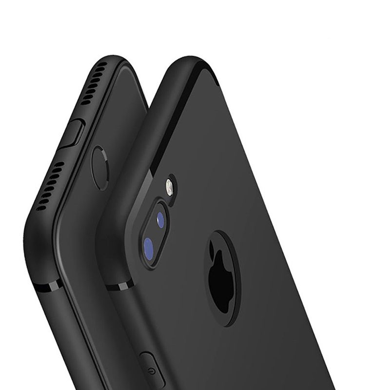 Novo Luxo Magro Capa De Silicone Para Iphone Xs Xsmax Xr X 8 7 6 6 S Plus 5  5S Se Case Capa Preto Macio Matte Tpu Phone Case, BRAND Melhor Qualidade