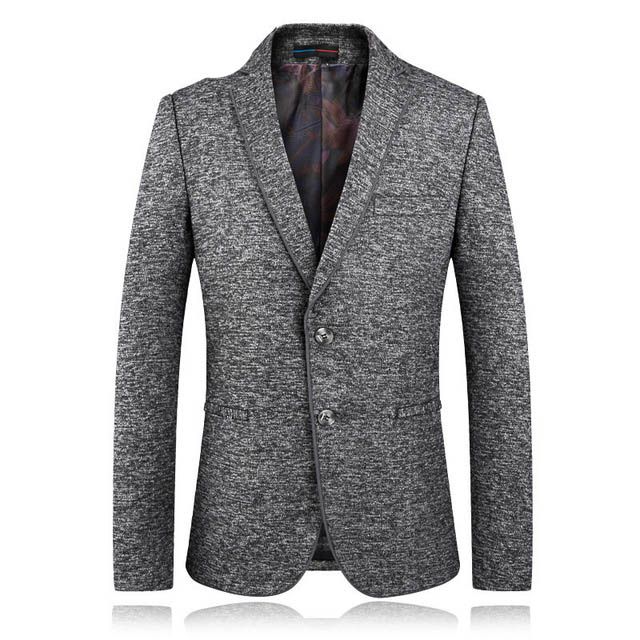 Acheter Blazer Homme Hommes Automne Printemps Blazers Gris Clair Homme Costume Formel Costume Gentleman Solide Couleur Haute Qualite Manteau Hommes De 58 84 Du Almall Fr Dhgate Com