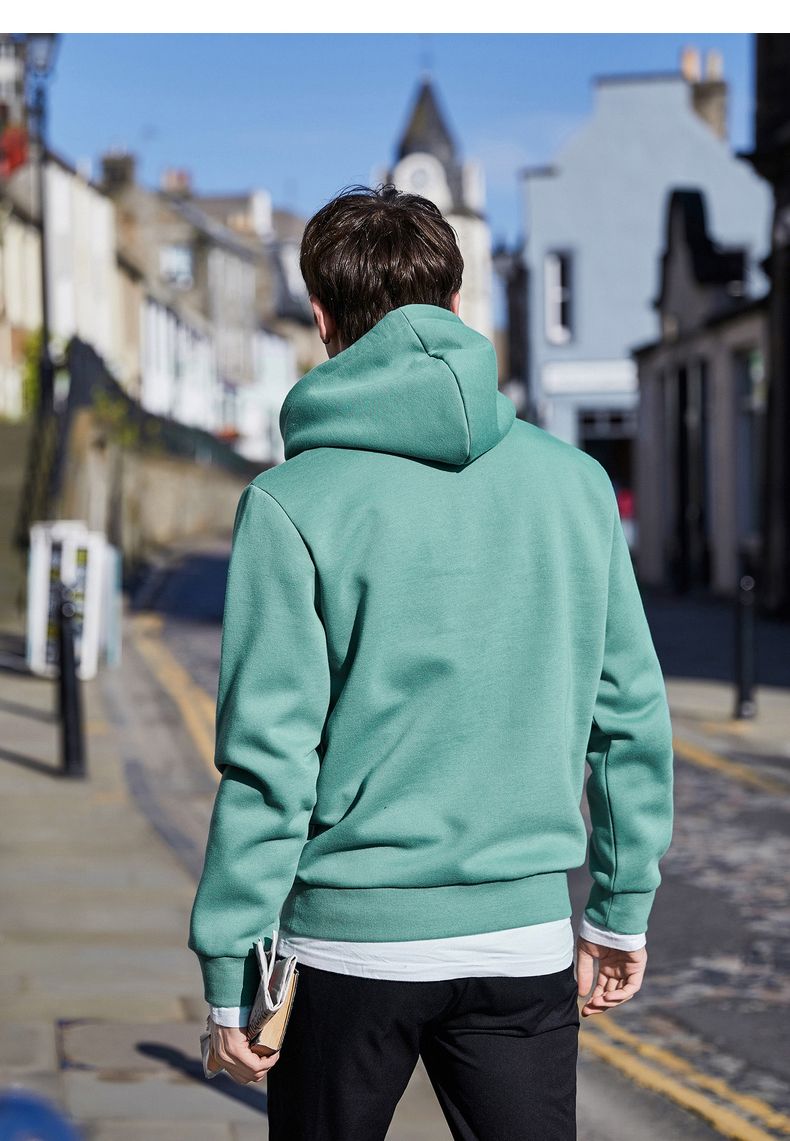 green washed moletom com capuz