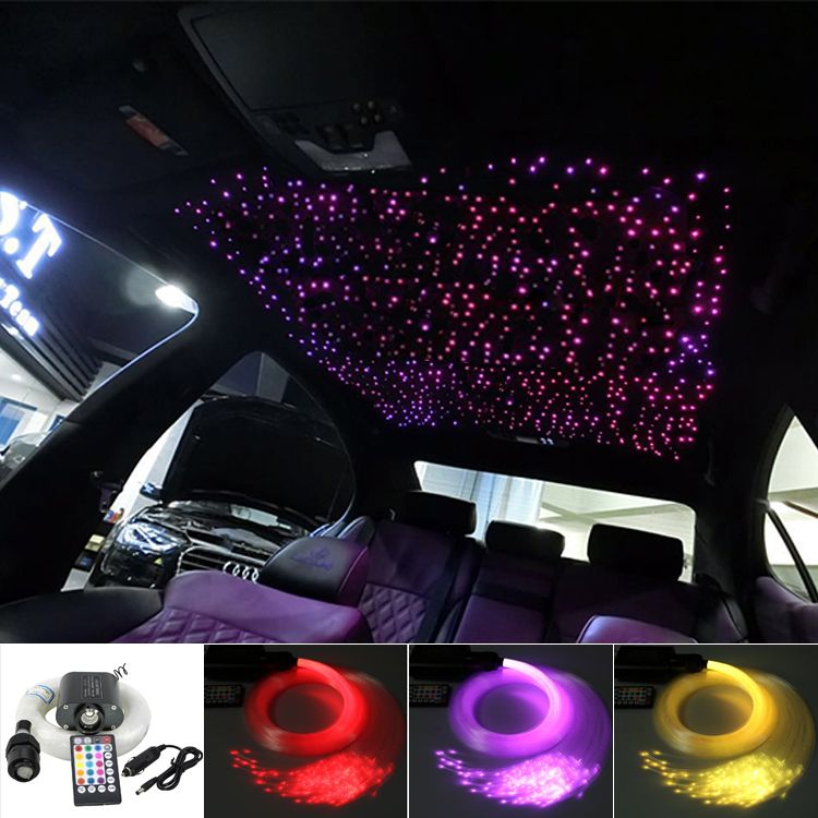 2019 Car Use 16w Fiber Optic Star Ceiling Lighting Kit Sound Active Control With 0 75mm 2m Cable From Dison1988 102 52
