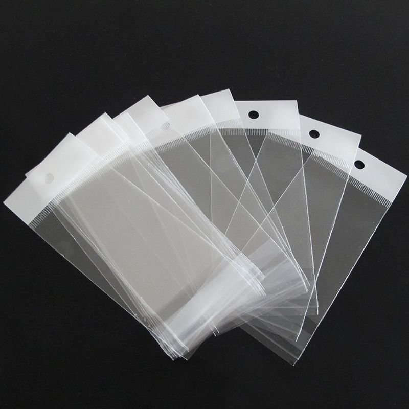 1000pcs OPP Cellophane Bags Self-Adhesive Clear Gift Jewelry Packing Seal 14x9cm 
