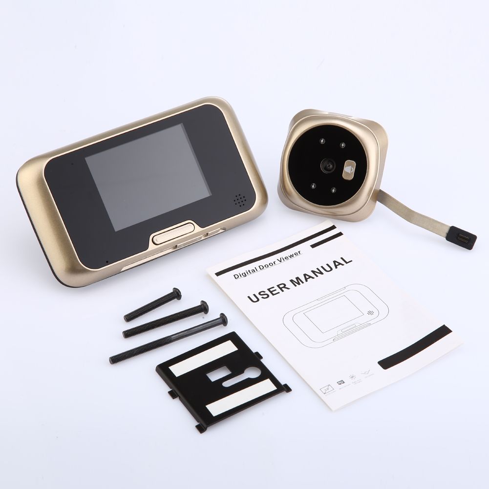 3.2 Inch HD Digital LCD Peephole Viewer Door Magic Eye Doorbell Color