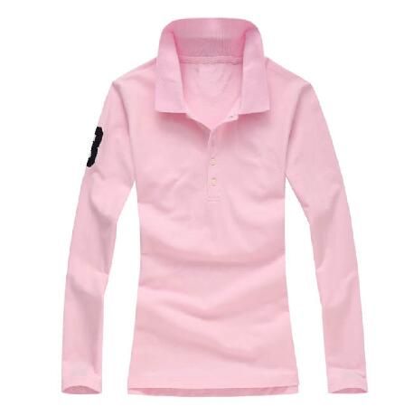 women's long sleeve polo shirts