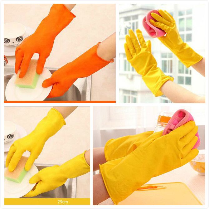 rubber dish gloves