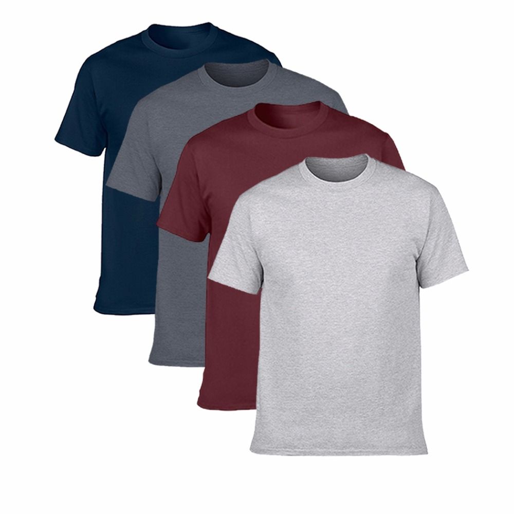 Buy Two Get Two Classic Men T Shirt Short Sleeve O Neck Mens T Shirt ...