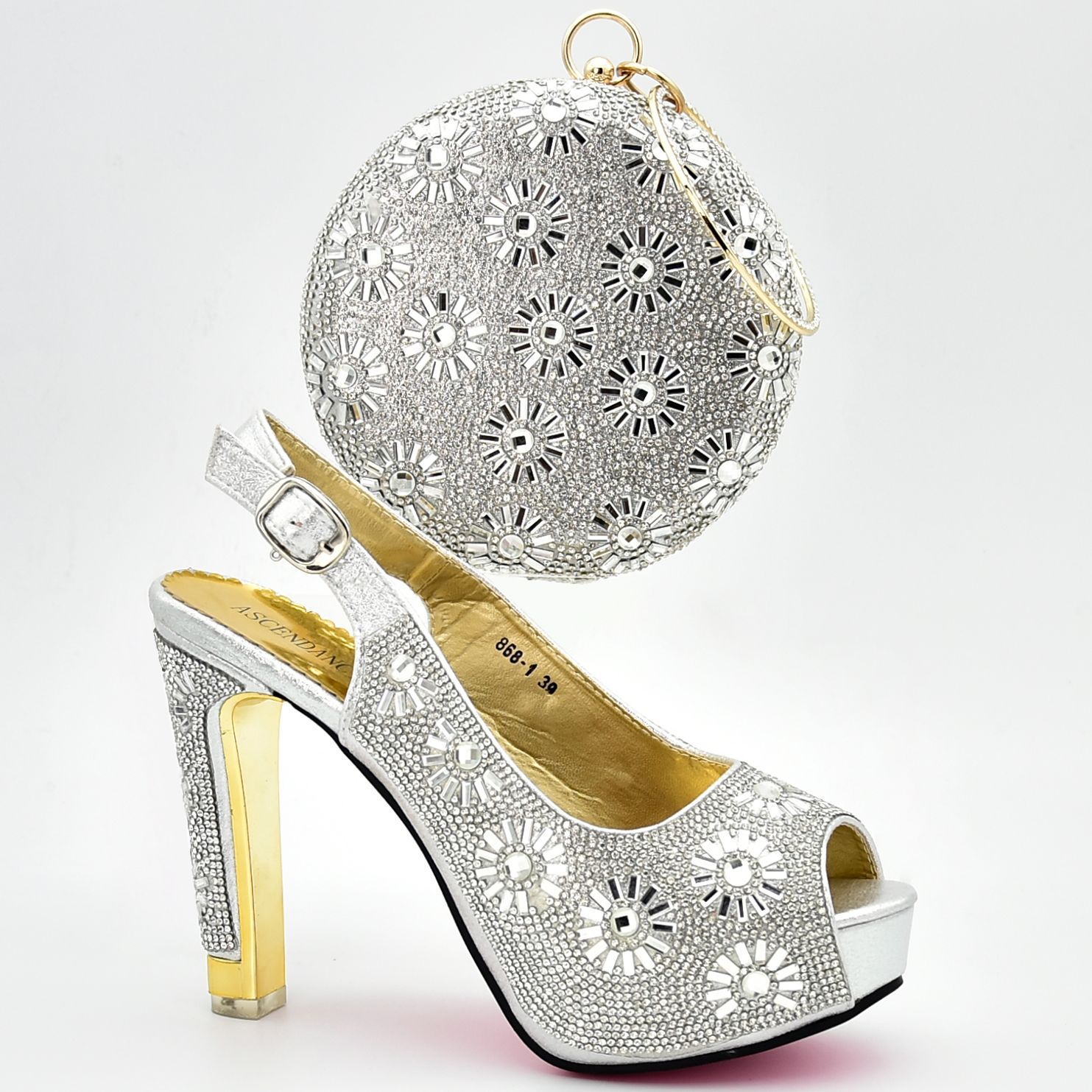 Acquista Eleganti Tacchi Scarpe Alte E Borsa Da Abbinare Il Matrimonio i Stocks Tacchi Alti E Sacchetto Di Frizioni A 76,25 € Dal Haniyecherry | DHgate.Com