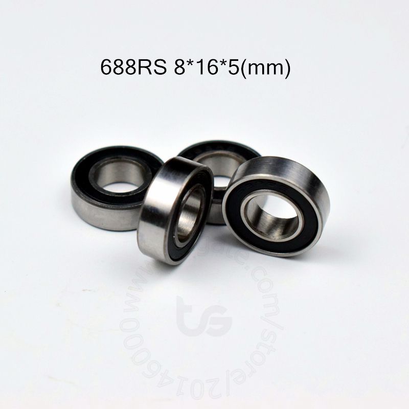 2021 688RS ABEC 5 Bearings Rubber Sealed Miniature Bearing 688 688RS 8* ...