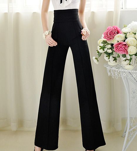 Compra Pantalones De Mujer Nuevos 2016 Pantalones Mujer De Vestir Pantalones  De Cintura Alta Vestidos Femininos Pantalones Mujeres OL Casual Pantalones  De Harén Vestido Barato | Entrega Rápida Y Calidad | Es.Dhgate