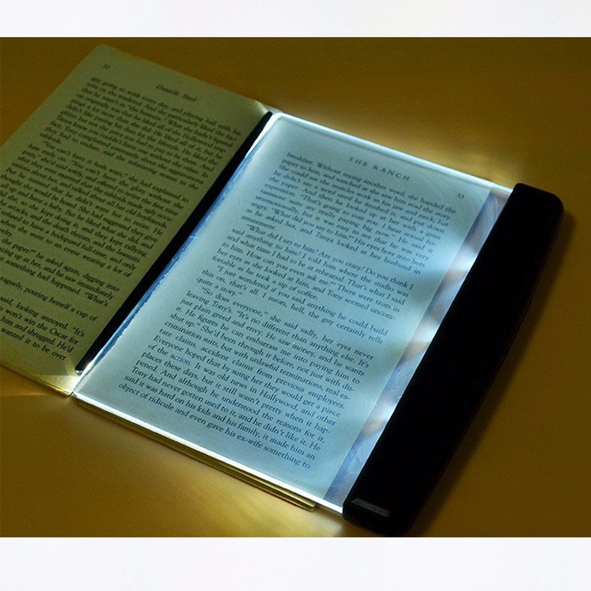 compre moda creativa led luz de la noche lampara de lectura lampara de lectura portatil novedad proteccion de los ojos inalambrica bateria lampara