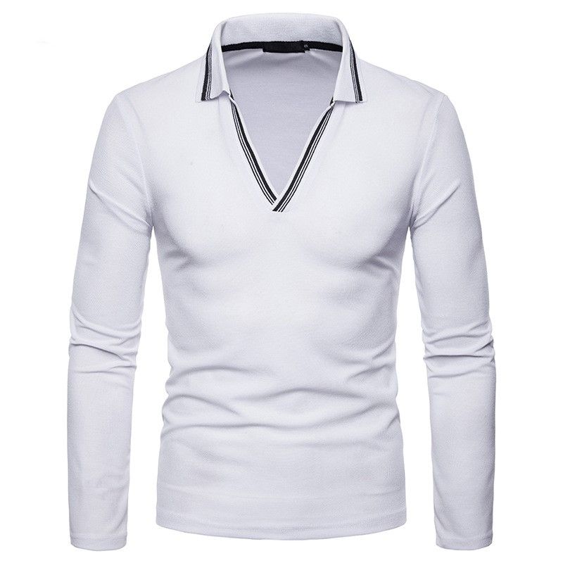 polo v neck slim fit