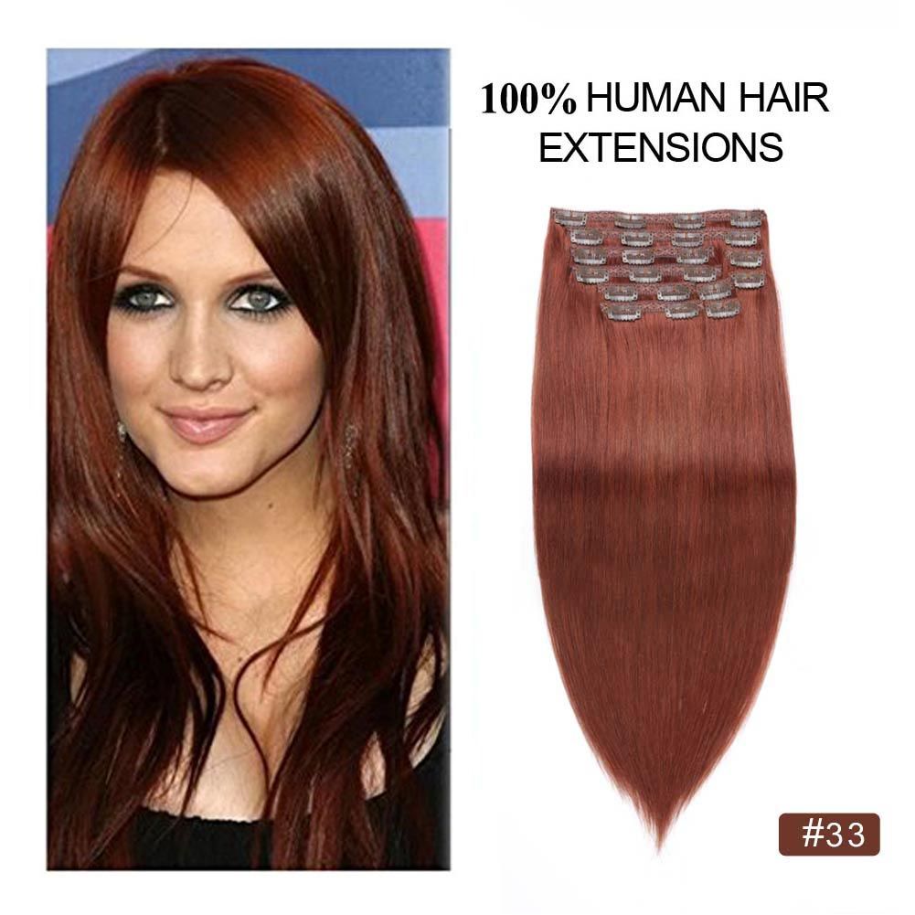 hair extensions red