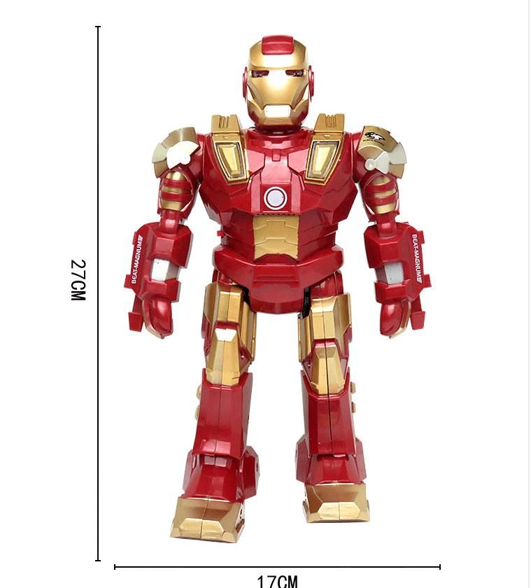 walking iron man toy