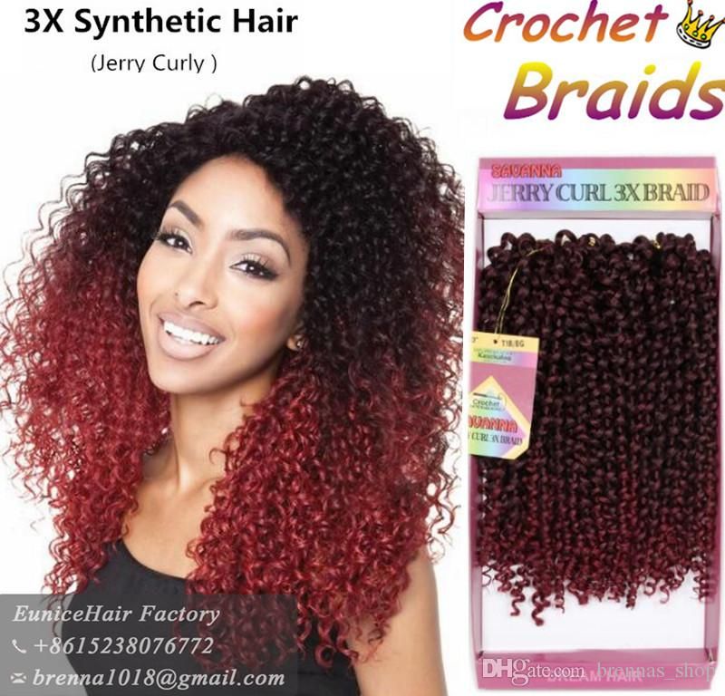 2020 Freetress Braids Pre Looped Wand Curl Crochet Hair Extensions