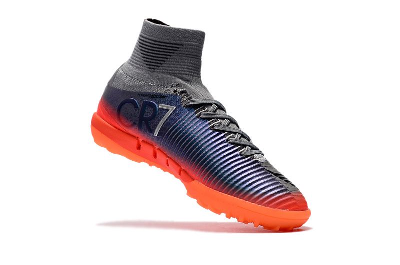 botines mercurial naranjas