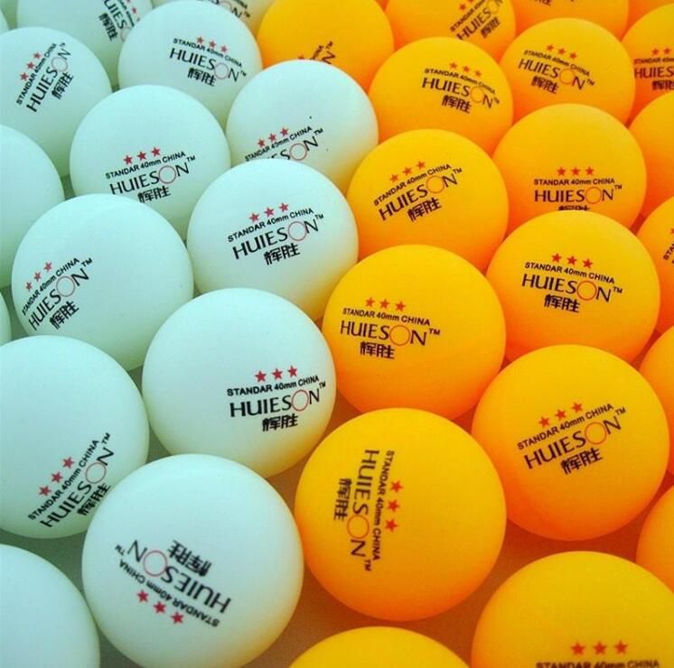 30 Pcs 3-Star 40mm 2.8g Table Tennis Balls White Yellow Pingpong Training BallFF