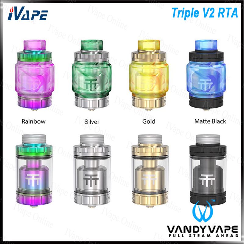 Vandy Vape Triple 2 Rta Rebuildable Tank Atomizer 7ml Triple V2 Rta Upport Triple Or Dual Or Single Coil System 100 Original Perfume Atomizer Travel Perfume Atomizers Wholesale From Aspireagent 27 47 Dhgate Com