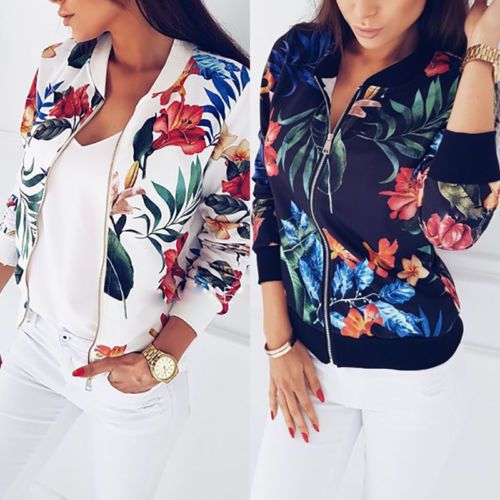 ladies flowered jackets