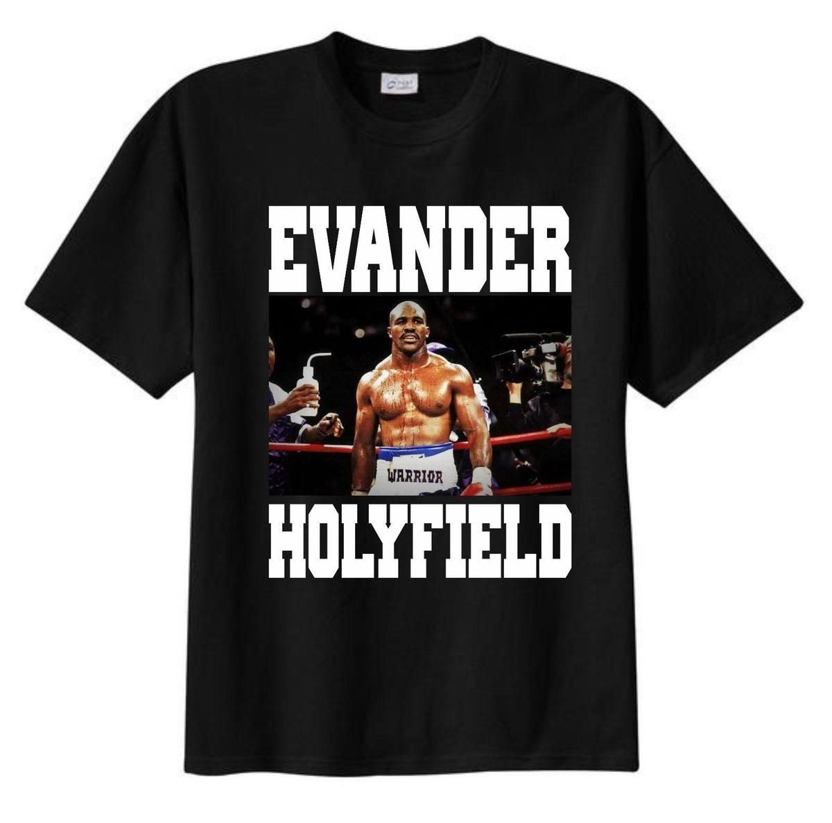 evander holyfield t shirt