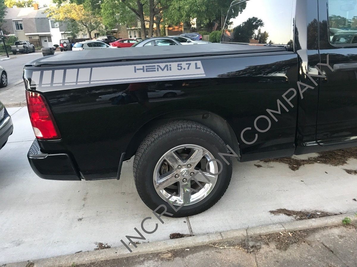 Dodge Ram 1500 Vinilo Calcomanías de raya lateral