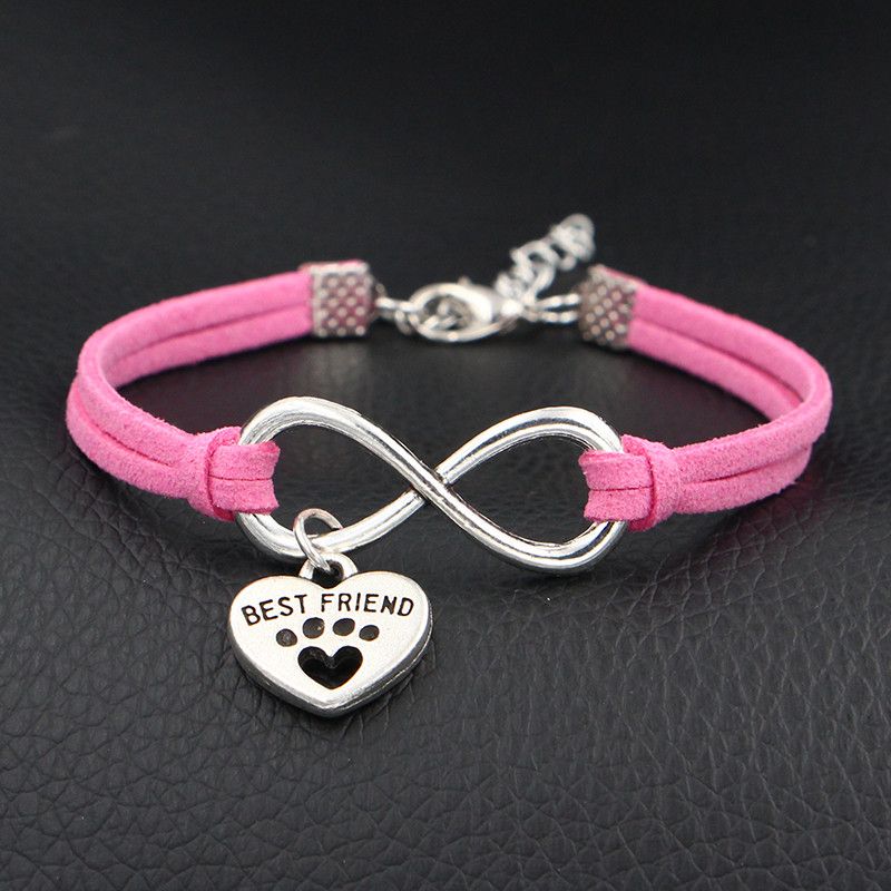 pulsera pareja SET de 2 pulseras Infinity mejor amigo re pulsera del infinito