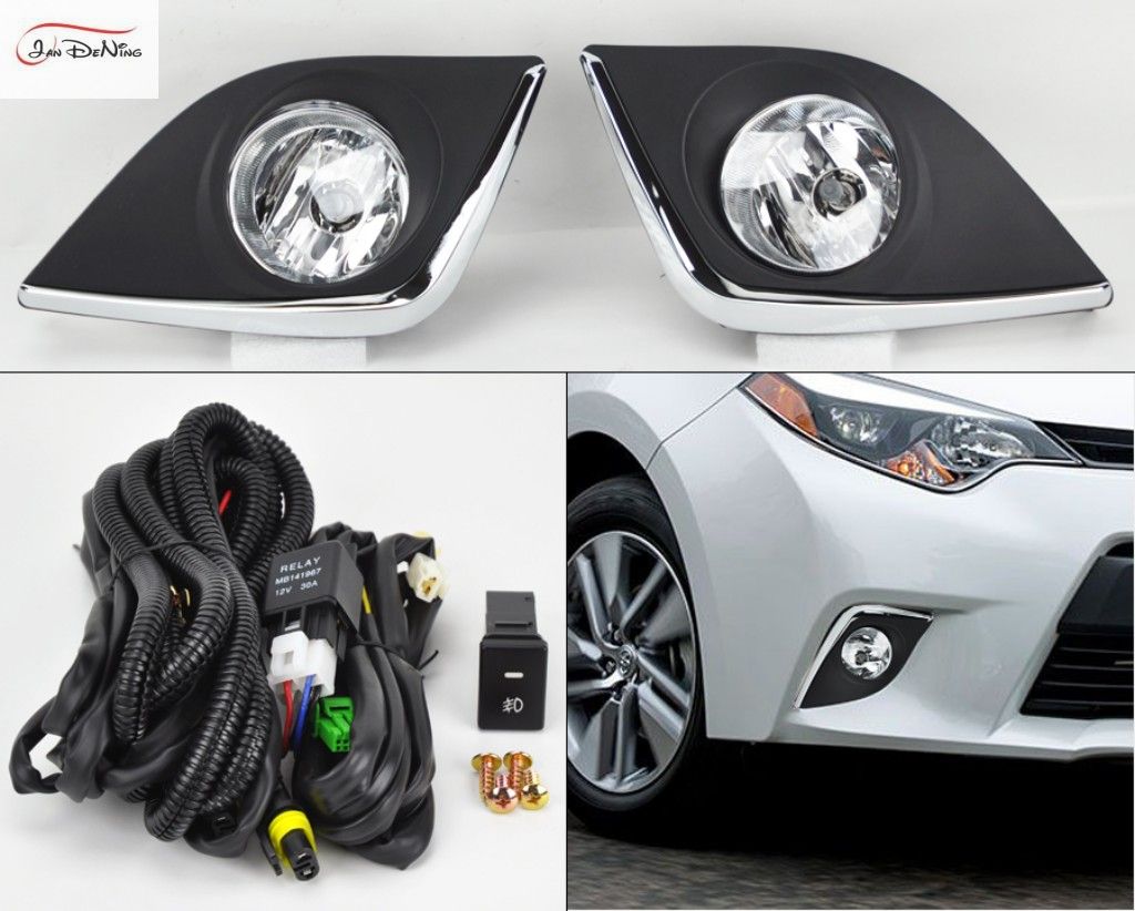 Car Fog Lights For TOYOTA Corolla 2014 2016 USA TYPE Halogen Bulb H11