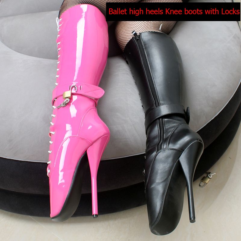locking high heel boots