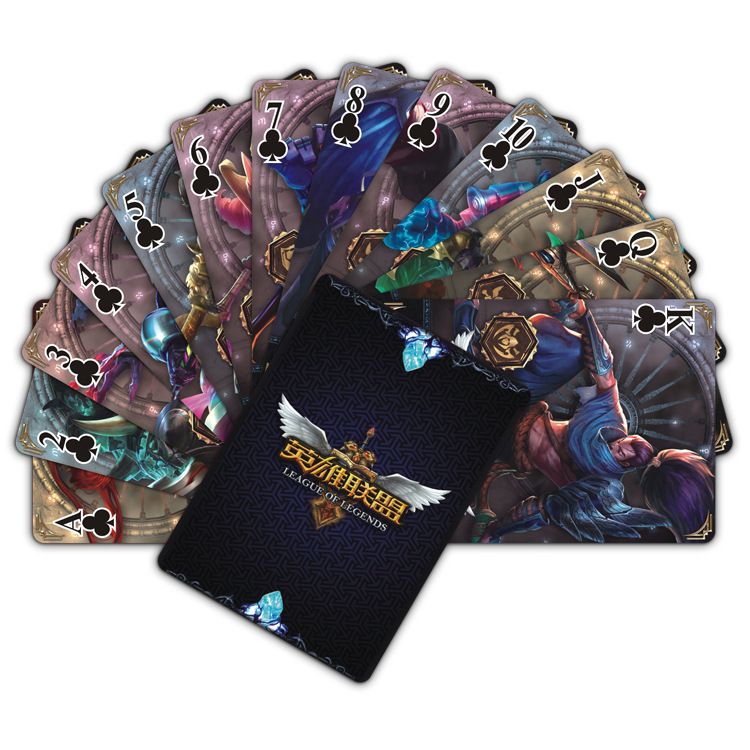 LOL League Of Legends Poker Playing Cards Posters Post Cards Board