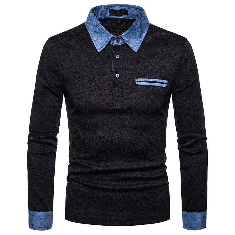 Poloshirt Langarm weiß schlanke Größe