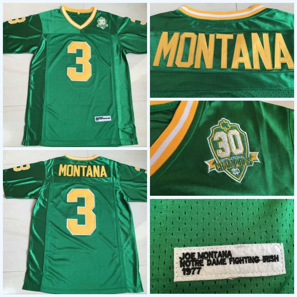 notre dame joe montana jersey