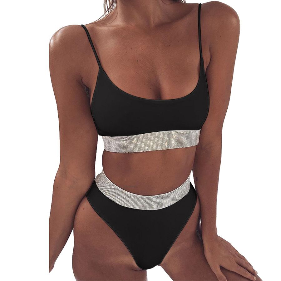 high waisted belt bikini