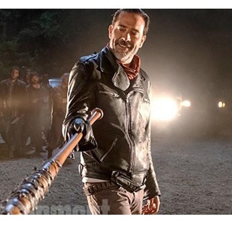 The Walking Dead negan Noir Blanc Simili Cuir Veste Manteau Hommes Halloween Cosplay Costume The Walking Dead negan Noir Blanc Simili Cuir Veste Manteau Hommes Halloween Cosplay Costume