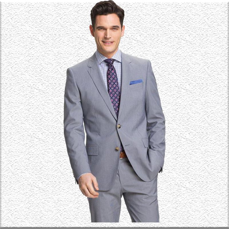 Latest Coat Pant Designs Grey Smart Casual Business Meeting Men